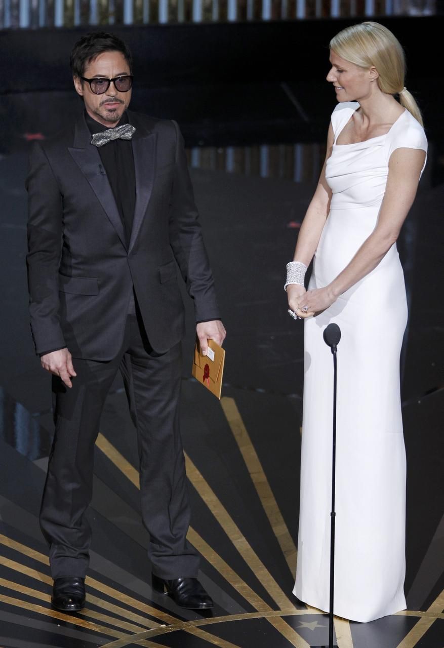 Oscar 2012 - Gwyneth Paltrow a Robert Downey Jr.
