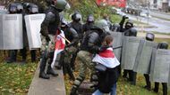 Protirežimní protesty v Bělorusku pokračují i v listopadu 2020.