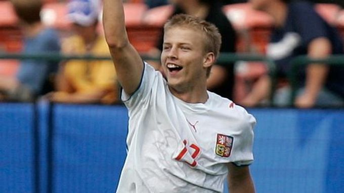 Tomáš Mičola v dresu české mládežnické reprezentace.