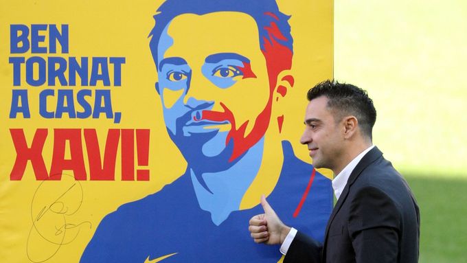 Xavi, nový trenér Barcelony