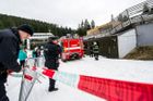Za zřícení nástupiště lanovky ve Špindlerově Mlýně nikdo nemůže, zjistila policie