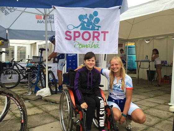 Charitativní sbírka Markéty Peggy Marvanové Bikerka Markéta Peggy Marvanová