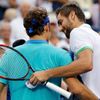 Marin Čilič a Roger Federer na US Open 2014