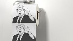 boris johnson toaletní papír