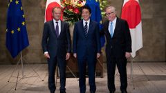 Japonsko EU Tusk Shinzo Abe Juncker