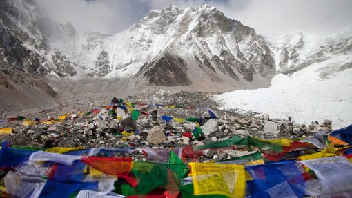 Základní tábor pod Mount Everestem.