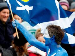 Skotští fandové jsou na svou zemi náležitě hrdí