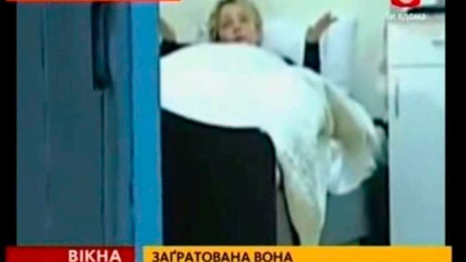 Julije Tymošenková na nedatovaném záběru z vězení
