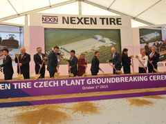 Zahájení výstavby závodu na výrobu pneumatik společnosti Nexen Tire.