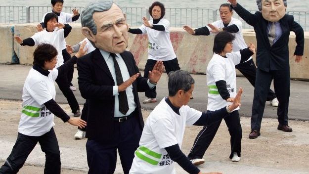 Protesty proti zasedání WTO v Hongkongu