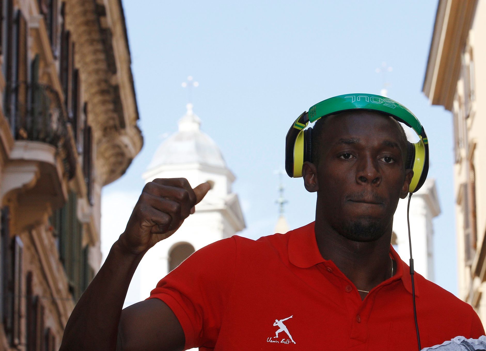 Usain Bolt jako DJ