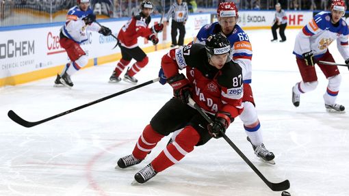 MS 2015, finále Kanada-Rusko: Sidney Crosby - Jevgenij Dadonov