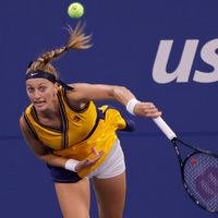 Petra Kvitová Petra Kvitová v prvním kole US Open 2021