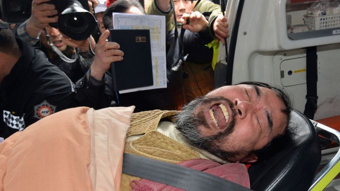 Kim Ki-čong po útoku na amerického velvyslance v Jižní Koreji Marka Lipperta.