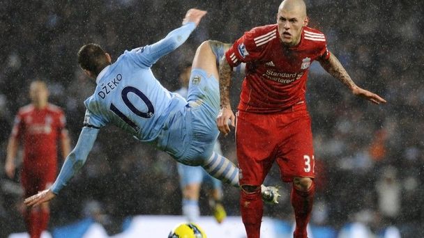 Liverpool - Manchester City (Martin Škrtel, Edin Džeko)