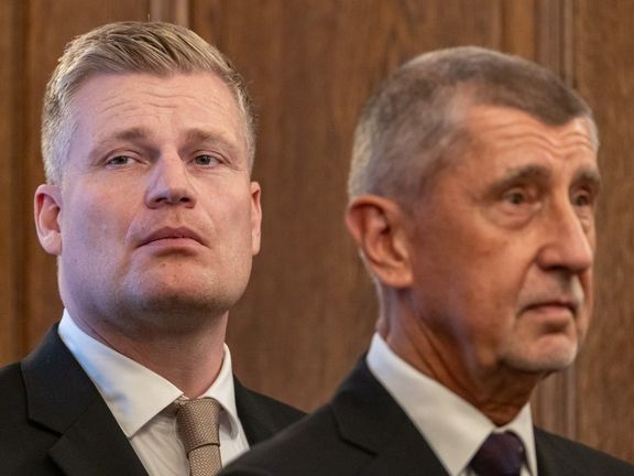 Poslanec Filip Turek a šéf hnutí ANO Andrej Babiš