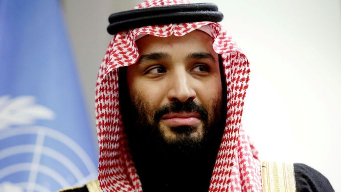 Saúdskoarabský korunní princ Muhammad bin Salmán.