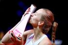 Petra Kvitová na turnaji ve Suttgartu 2019