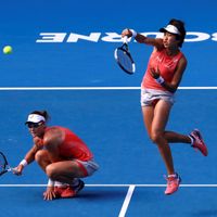 Samantha Stosurová / Čang Šuaj Samantha Stosurová a Čang Šuaj, vítězky Australian Open 2019