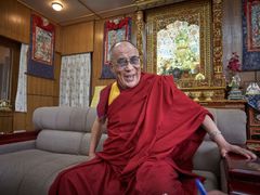 dalajlama v exilu v Dharamsále.