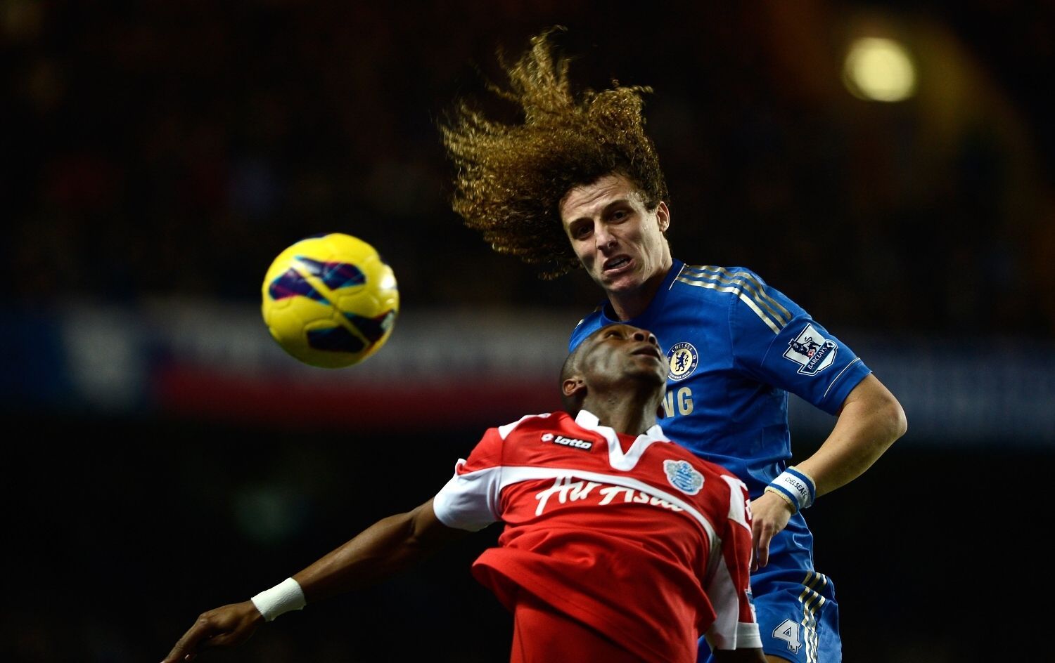 Premier League: Chelsea - QPR:  David Luiz - Stephane Mbia