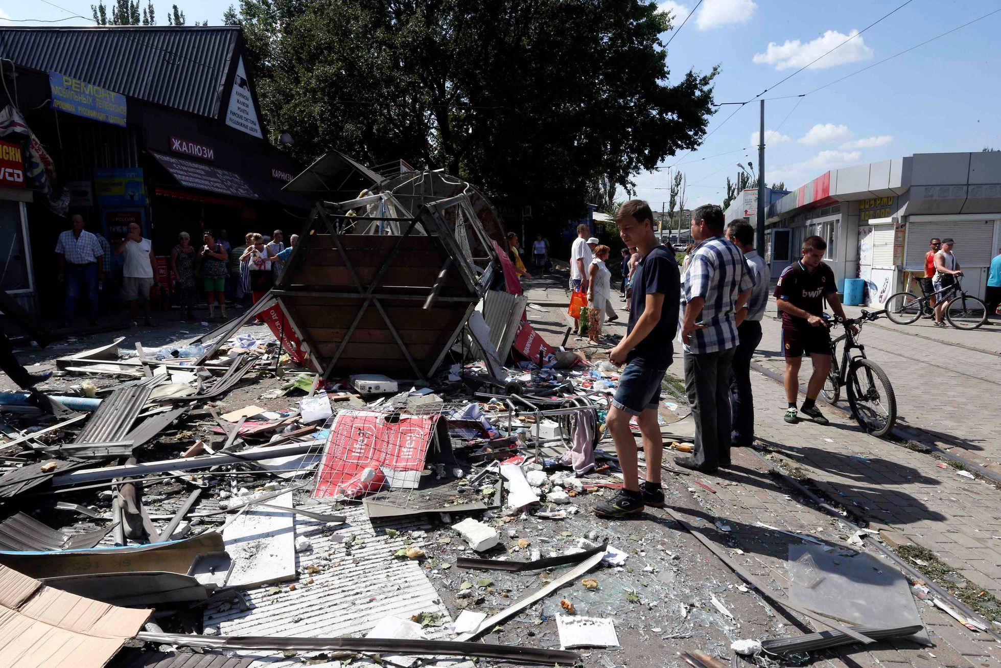 Ukrajina - Doněck - 6. srpna 2014