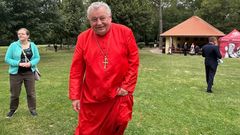 Dominik Duka na jedné ze svých posledních velkých poutí, a to na Svatém Antonínku na moravském Slovácku, poslední srpnový den roku 2025.