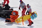 Zraněná Vendula Hopjáková ve snowboardcrossu na ZOH 2018