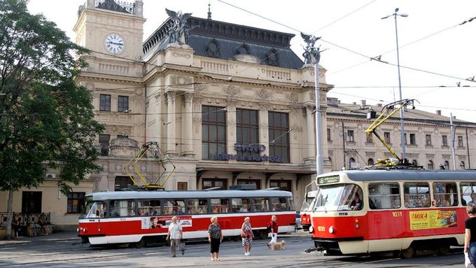Hlavní nádraží v Brně.