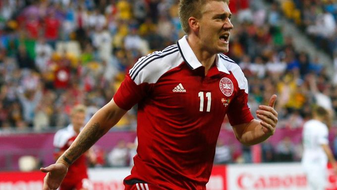 Nicklas Bendtner v dresu dánské reprezentace