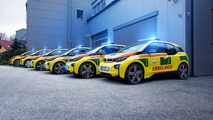 Po Česku bude jezdit šest záchranářských BMW i3. Dvě v Praze, další v Brně, Hradci Králové, Ostravě a Zlíně.