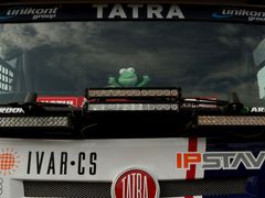 Žába se stala už symbolem Kolomého závodní Tatry.