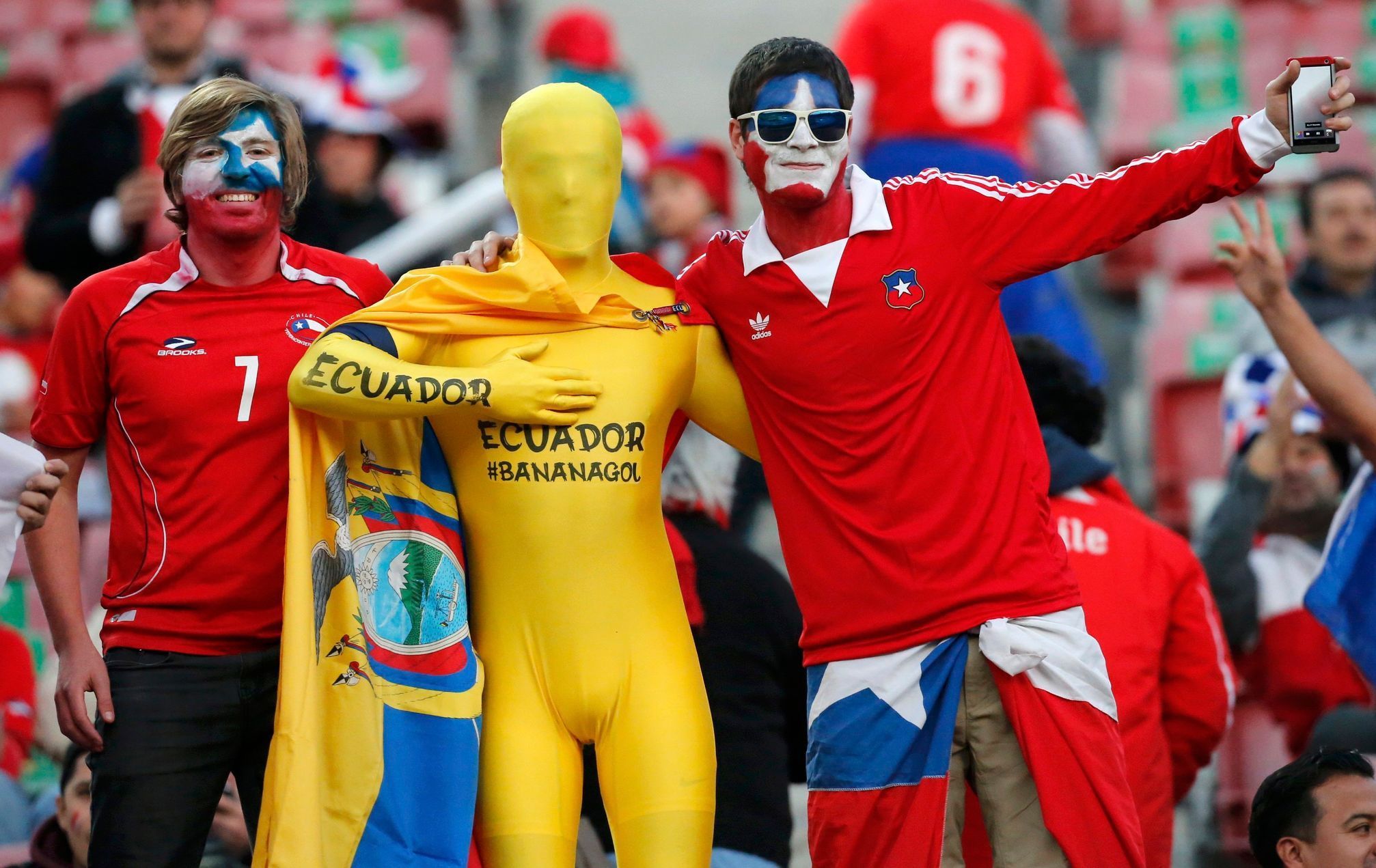 Copa América 2015: fanoušci Chile a Ekvádoru
