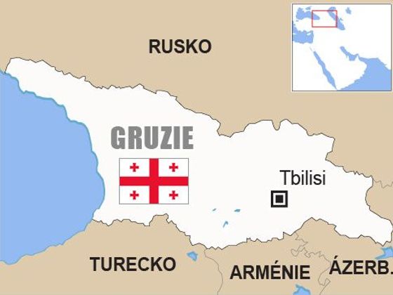 Gruzie v souvislostech Gruzie - mapa