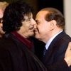 Muammar Kaddáfí a Silvio Berlusconi 2009