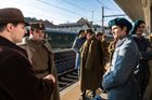 Vlak nazvaný Konečně doma, který připomněl 105. výročí návratu legionářů
