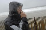 Ti zkušenější ale tušili, že bouře Sandy s sebou nepřinese nic dobrého. Dewey Beach, Delaware.
