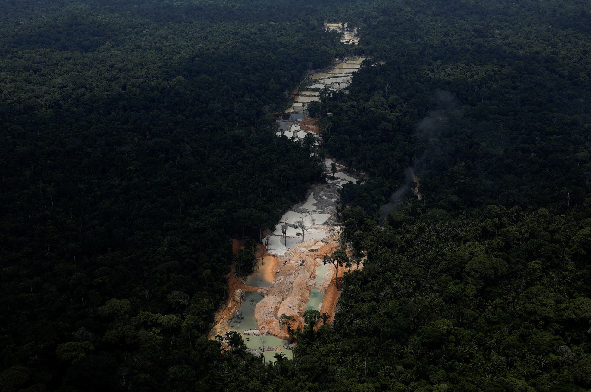 Fotogalerie / Ilegální doly v Amazonii / Reuters