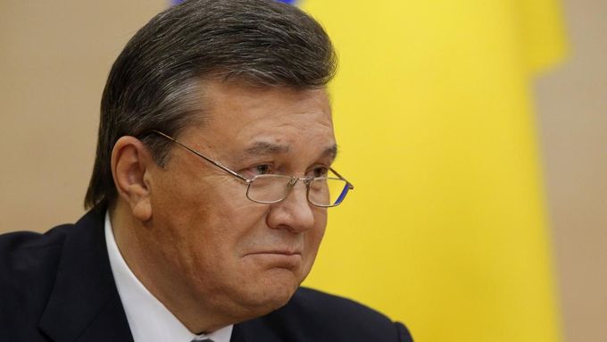 Sesazený prezident Viktor Janukovyč.