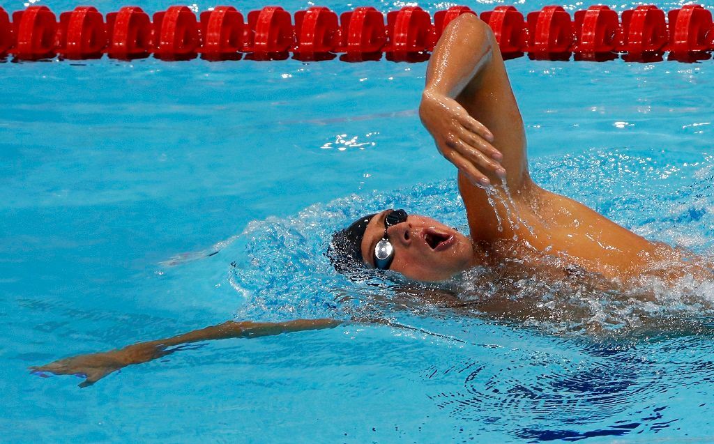Ryan Lochte, trénink na olympiádě v Londýně 2012