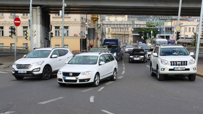 Křižovatka U Bulhara v Praze