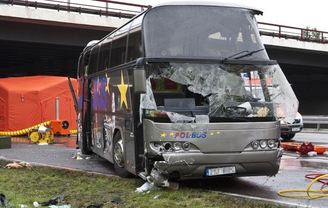 Nehoda autobusu u Berlína
