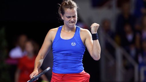 Barbora Strýcová ve finále Fed Cupu 2016