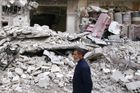 Foto: Peklo na zemi v syrské Ghútě. Vybombardované předměstí Damašku připomíná území po apokalypse