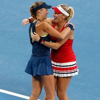 Babosová/Mladenovicová Kristina Mladenovicová a Timea Babosová na Australian Open 2018