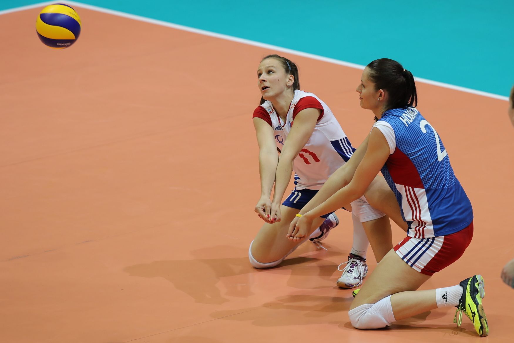 Česká volejbalová reprezentace žen (2016, Dostálová a Hodanová)
