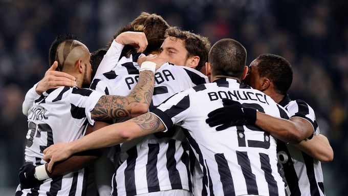 Radost fotbalistů Juventusu
