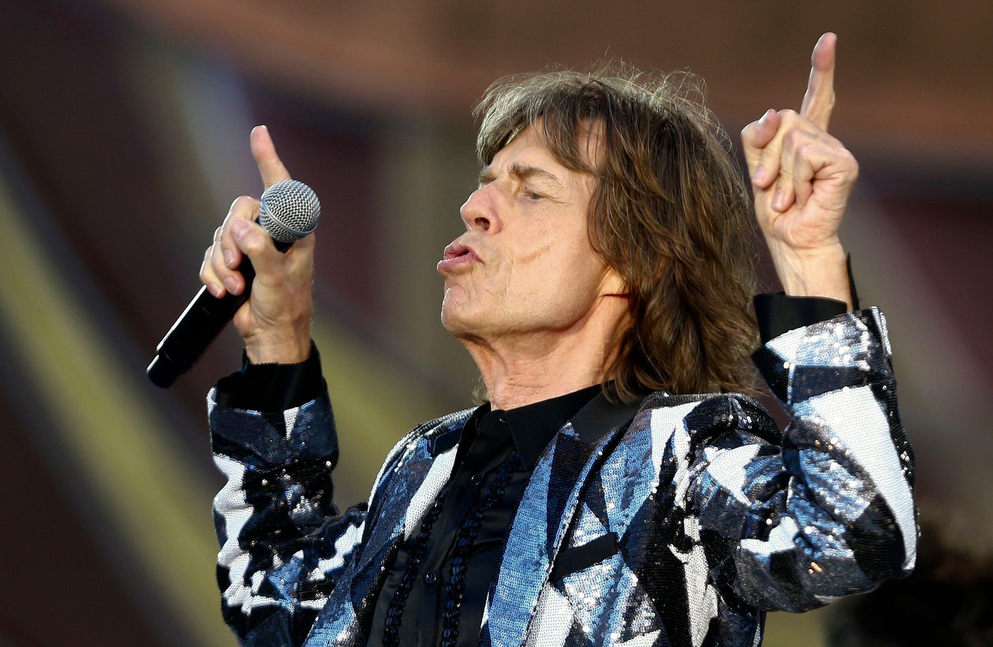 Jagger of the Rolling Stones performs during their &quot;14 on Fire&quot; concert at the Letzigrund Stadium in Zurich