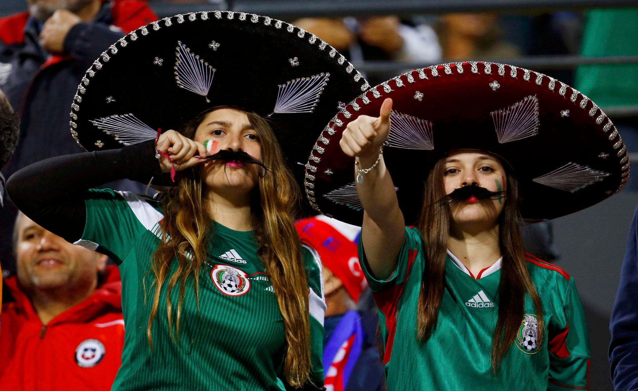 Mexické fanynky na Copa América 2015