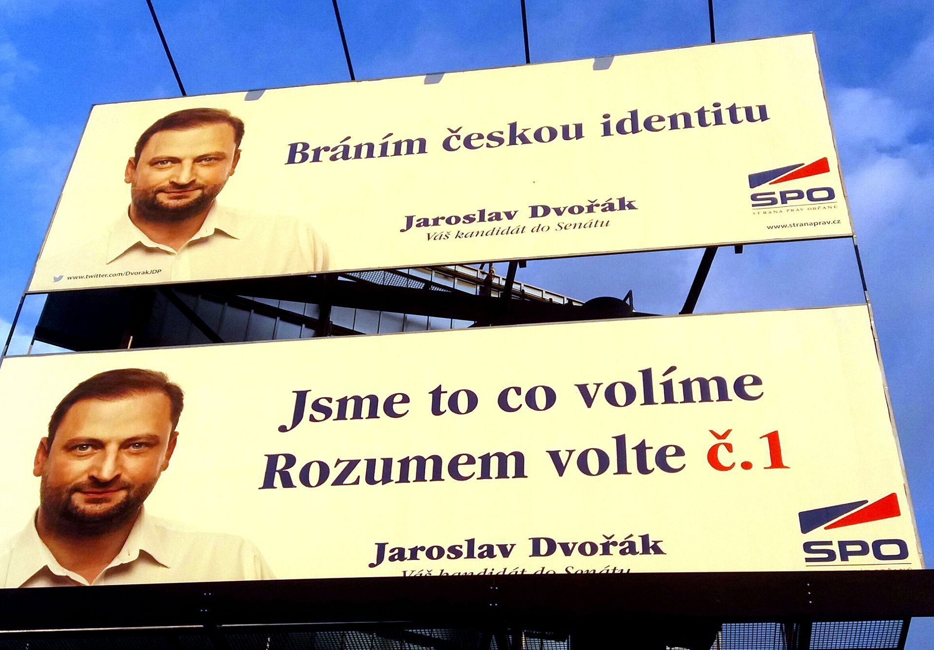 Jaroslav Dvořák, kandidát do Senátu za SPO.
